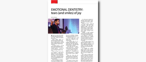 Emotional Dentistry tears and smile of joy