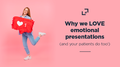 LEARNING HUB CARD IMAGE THUMBNAILS why we love emotional presentations and your patients do too