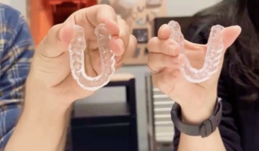 What is the ideal material for 3 D printed bite splints