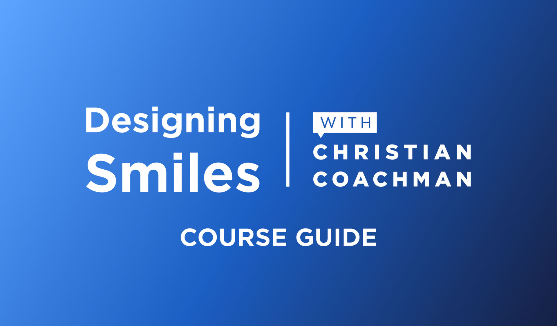 COURSE DESIGNING SMILES course guide