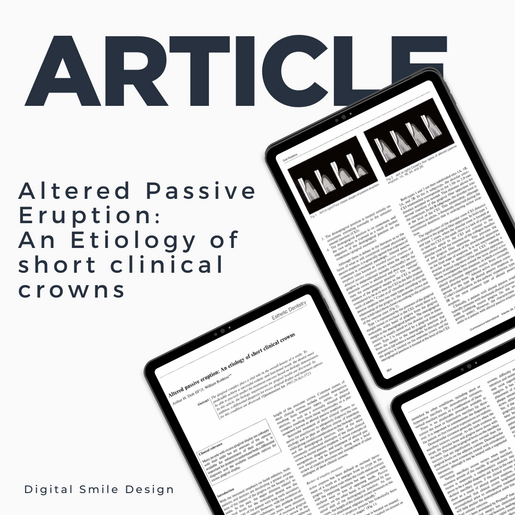 SQUARE thumbnail Altered Passive Eruption An Etiology of short clinical crowns