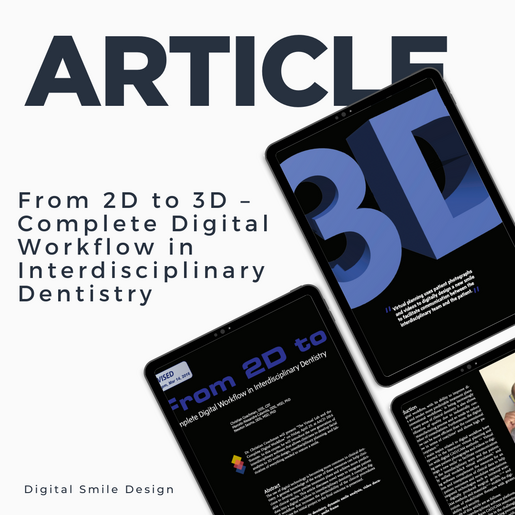 SQUARE thumbnail From 2 D to 3 D Complete Digital Workflow in Interdisciplinary Dentistry