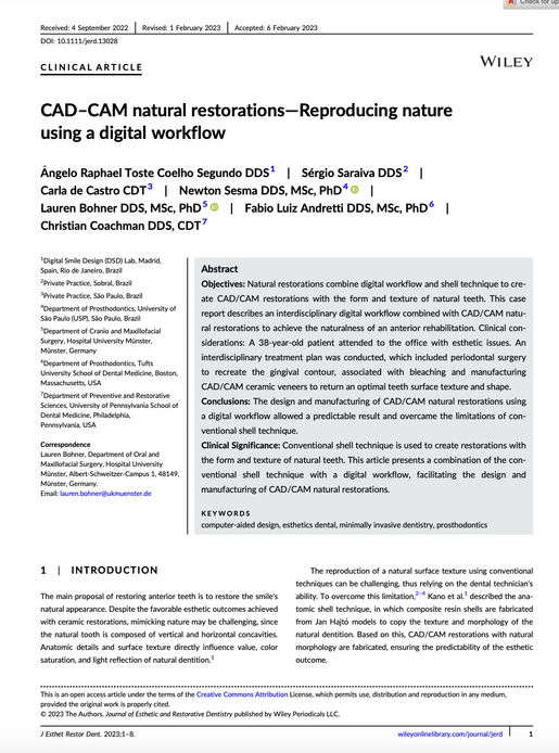 Reproducing nature using a digital workflow