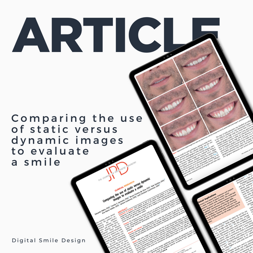 S Comparing the use of static versus dynamic images to evaluate a smile