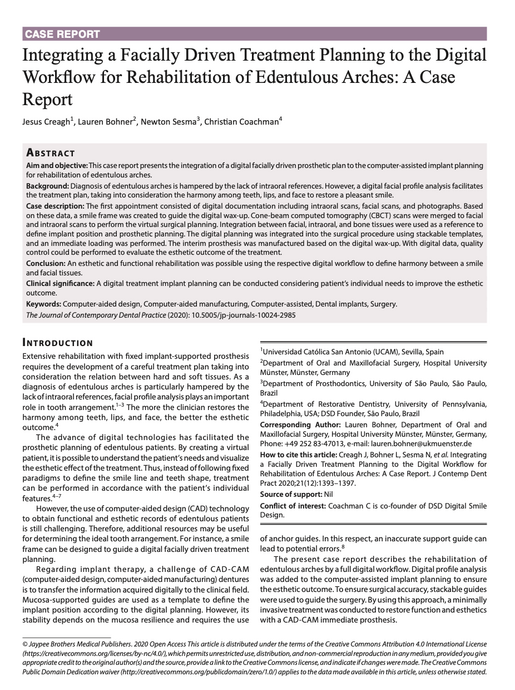 Integrating a Facially Driven Treatment Planning to the Digital