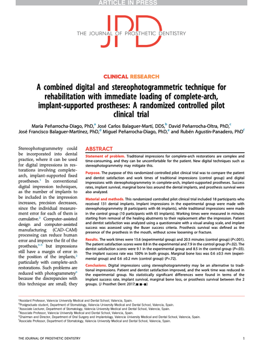 A combined digital and stereophotogrammetric technique