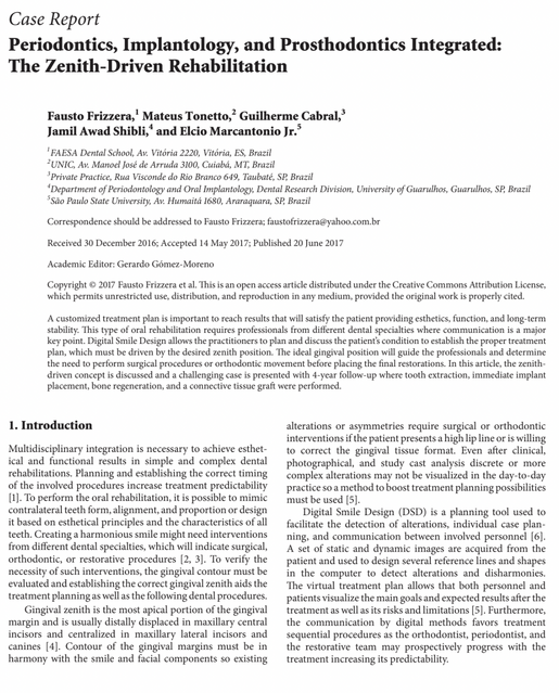 Periodontics Implantology and Prosthodontics Integrated