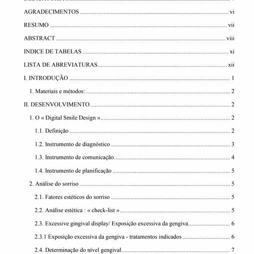 Aplicação do Digital Smile Design