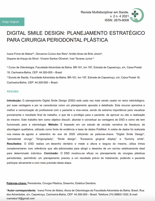 Planejamiento con Digital Smile Design