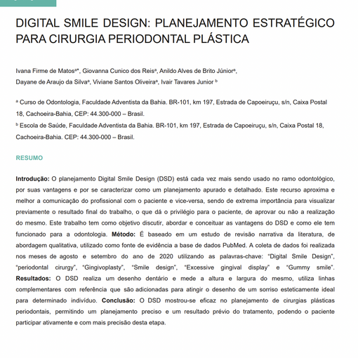 Planejamiento con Digital Smile Design
