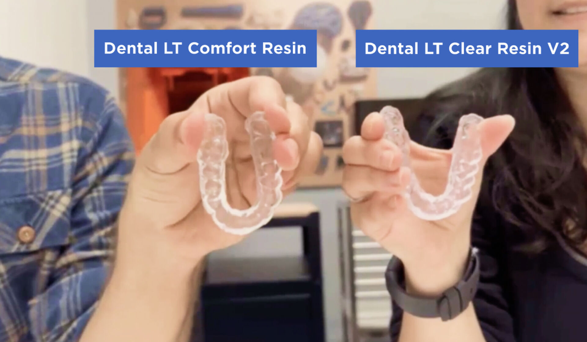 What is the ideal material for 3d printed bite splints