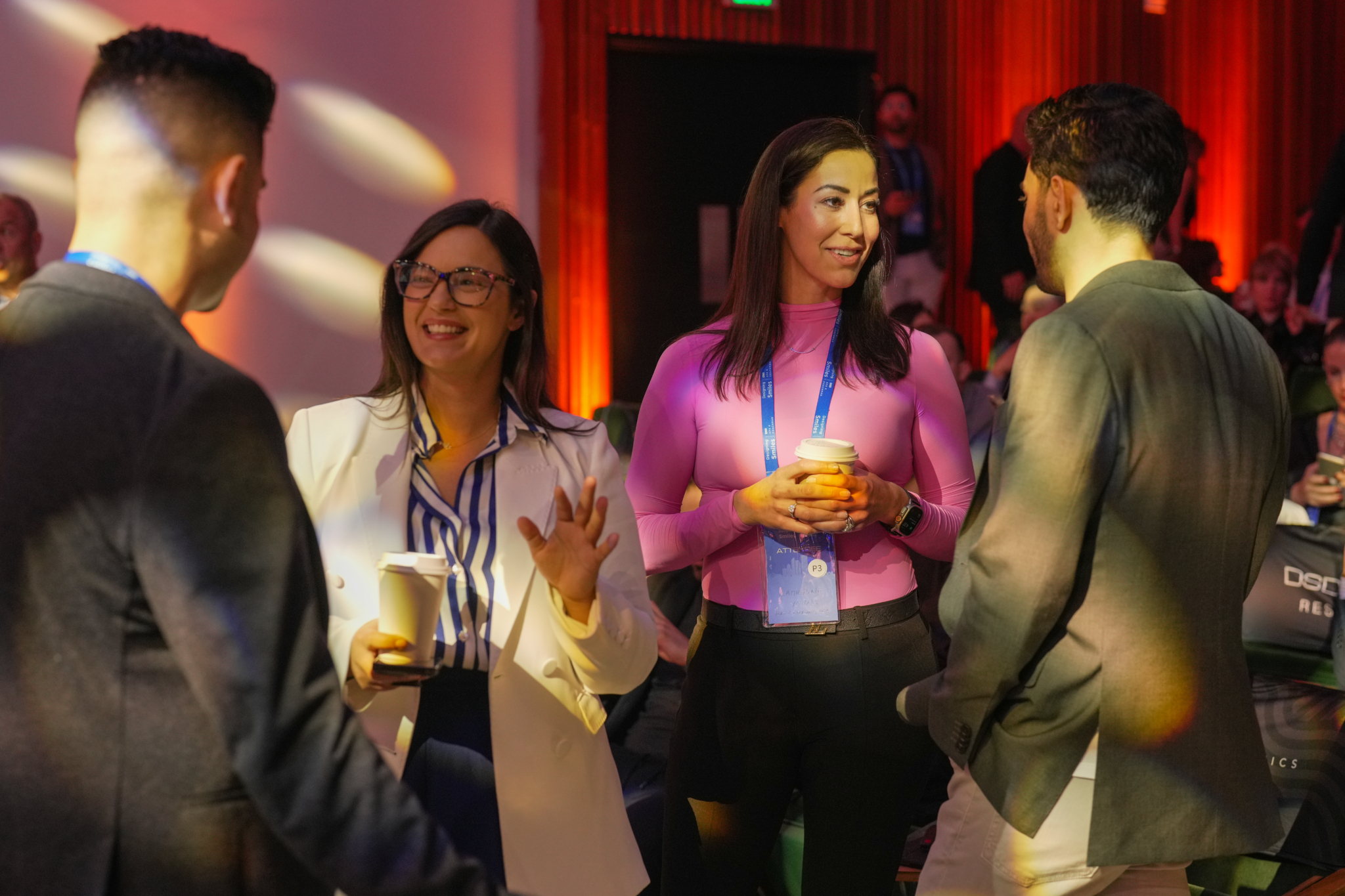 Large group photo of conference attendees