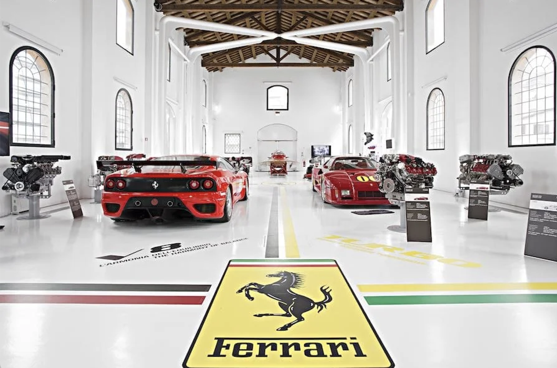 Gala dinner at the Enzo Ferrari Museum, Modena