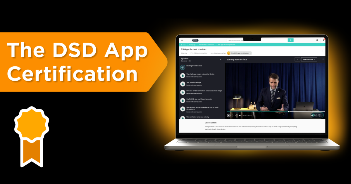DSD Smile Design App Certification
